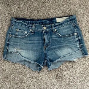 Rag and bone jean shorts